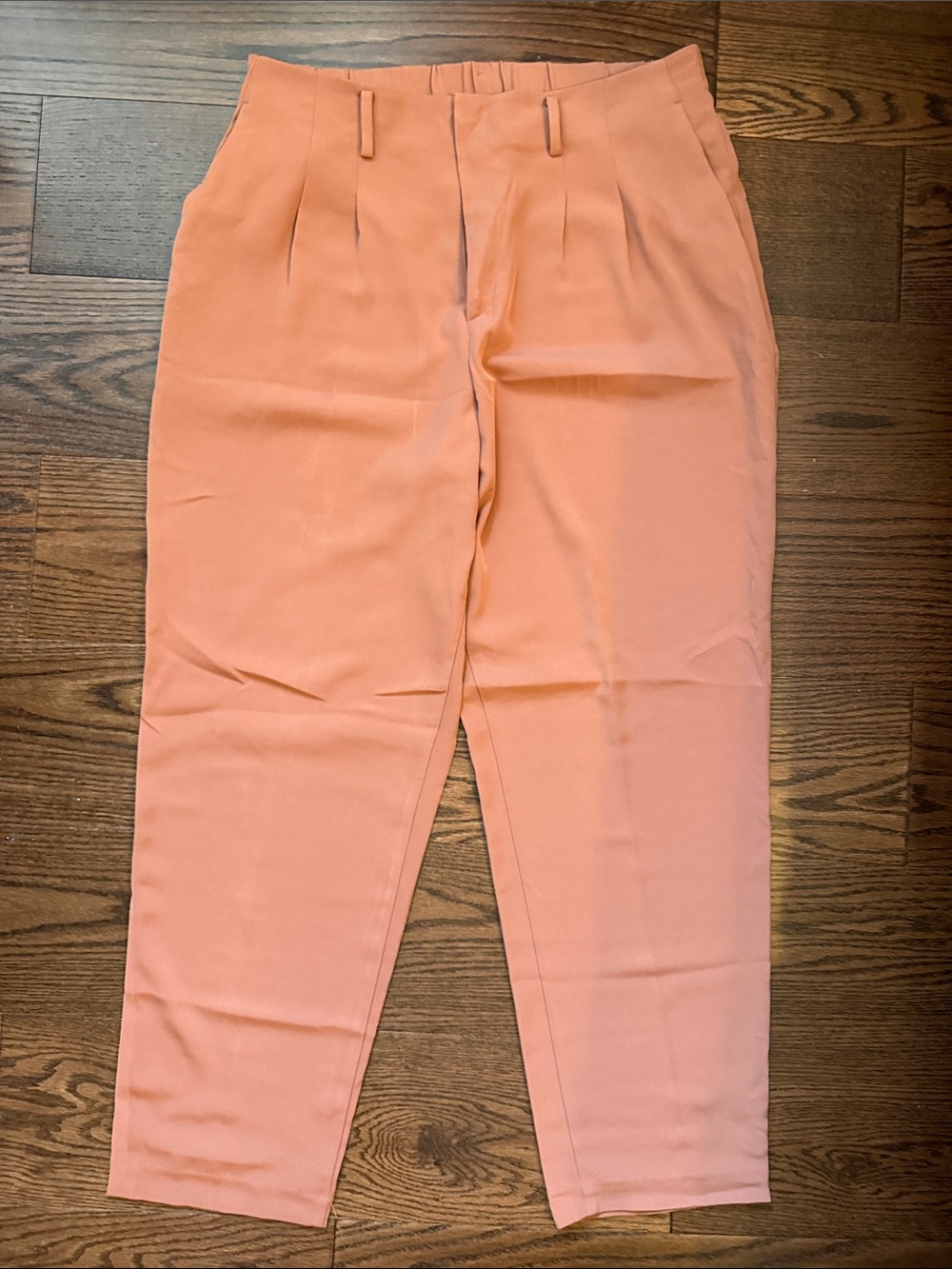 Women's Uniqlo High-Waist Tapered Pants - Pink